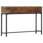 vidaXL Konsolentisch 120x30x80 cm Altholz Massiv