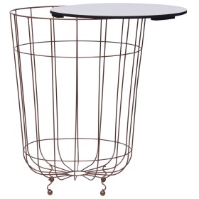 vidaXL Couchtisch Golden Ø 40 cm