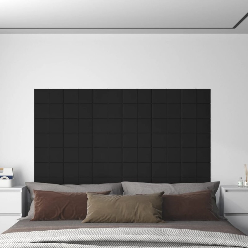 vidaXL Wandpaneele 12 Stk. Schwarz 30x15 cm Samt 0,54 m² vidaXL Wandpaneele 12 Stk. Schwarz 30x15 cm Samt 0,54 m²