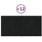 vidaXL Wandpaneele 12 Stk. Schwarz 30x15 cm Samt 0,54 m² vidaXL Wandpaneele 12 Stk. Schwarz 30x15 cm Samt 0,54 m²