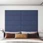 vidaXL Wandpaneele 12 Stk. Blau 90x30 cm Stoff 3,24 m² vidaXL Wandpaneele 12 Stk. Blau 90x30 cm Stoff 3,24 m²