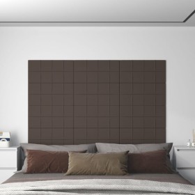 vidaXL Wandpaneele 12 Stk. Taupe 60x30 cm Stoff 2,16 m²