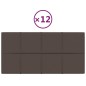 vidaXL Wandpaneele 12 Stk. Taupe 60x30 cm Stoff 2,16 m² vidaXL Wandpaneele 12 Stk. Taupe 60x30 cm Stoff 2,16 m²