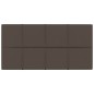 vidaXL Wandpaneele 12 Stk. Taupe 60x30 cm Stoff 2,16 m² vidaXL Wandpaneele 12 Stk. Taupe 60x30 cm Stoff 2,16 m²
