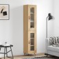 Highboard Sonoma-Eiche 34,5x34x180 cm Holzwerkstoff Highboard Sonoma-Eiche 34,5x34x180 cm Holzwerkstoff