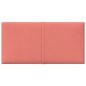 vidaXL Wandpaneele 12 Stk. Rosa 30x15 cm Samt 0,54 m² vidaXL Wandpaneele 12 Stk. Rosa 30x15 cm Samt 0,54 m²