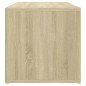vidaXL Schuhbank Weiß und Sonoma-Eiche 105x35x35 cm Holzwerkstoff vidaXL Schuhbank Weiß und Sonoma-Eiche 105x35x35 cm Holzwerkstoff