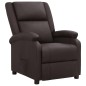 vidaXL Relaxsessel Braun Echtleder vidaXL Relaxsessel Braun Echtleder