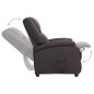 vidaXL Relaxsessel Braun Echtleder vidaXL Relaxsessel Braun Echtleder