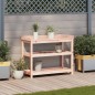 vidaXL Pflanztisch mit Ablagen 108x45x86,5 cm Massivholz Douglasie vidaXL Pflanztisch mit Ablagen 108x45x86,5 cm Massivholz Douglasie