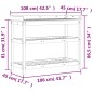 vidaXL Pflanztisch mit Ablagen 108x45x86,5 cm Massivholz Douglasie vidaXL Pflanztisch mit Ablagen 108x45x86,5 cm Massivholz Douglasie