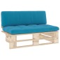 vidaXL Outdoor-Mittelsofa Paletten Imprägniertes Kiefernholz vidaXL Outdoor-Mittelsofa Paletten Imprägniertes Kiefernholz