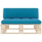 vidaXL Outdoor-Mittelsofa Paletten Imprägniertes Kiefernholz vidaXL Outdoor-Mittelsofa Paletten Imprägniertes Kiefernholz