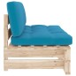 vidaXL Outdoor-Mittelsofa Paletten Imprägniertes Kiefernholz vidaXL Outdoor-Mittelsofa Paletten Imprägniertes Kiefernholz