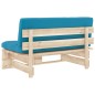 vidaXL Outdoor-Mittelsofa Paletten Imprägniertes Kiefernholz vidaXL Outdoor-Mittelsofa Paletten Imprägniertes Kiefernholz