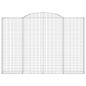 vidaXL Gabionen mit Hochbogen 5 Stk. 300x30x200/220cm Verzinktes Eisen vidaXL Gabionen mit Hochbogen 5 Stk. 300x30x200/220cm Verzinktes Eisen
