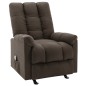 vidaXL Massagesessel Dunkelbraun Stoff vidaXL Massagesessel Dunkelbraun Stoff