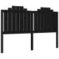 Massivholzbett mit Kopfteil Schwarz 160x200 cm Massivholzbett mit Kopfteil Schwarz 160x200 cm