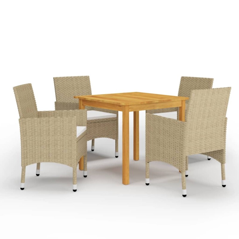 5-tlg. Garten-Essgruppe Beige 5-tlg. Garten-Essgruppe Beige