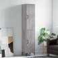 vidaXL Highboard Grau Sonoma 34,5x34x180 cm Holzwerkstoff vidaXL Highboard Grau Sonoma 34,5x34x180 cm Holzwerkstoff
