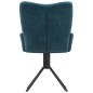 vidaXL Esszimmerstühle 2 Stk. Drehbar Blau Samt vidaXL Esszimmerstühle 2 Stk. Drehbar Blau Samt