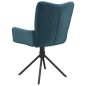 vidaXL Esszimmerstühle 2 Stk. Drehbar Blau Samt vidaXL Esszimmerstühle 2 Stk. Drehbar Blau Samt