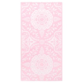 vidaXL Outdoor-Teppich Rosa 190x290 cm PP