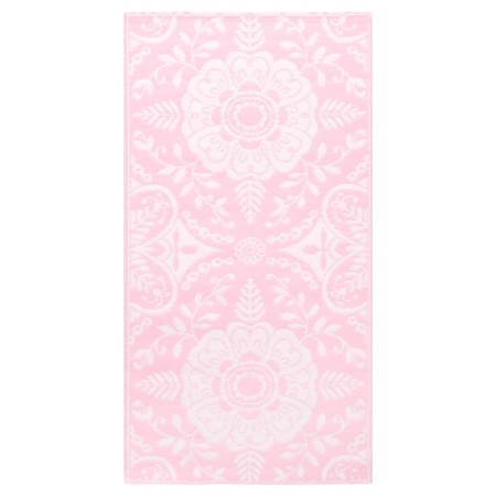 vidaXL Outdoor-Teppich Rosa 190x290 cm PP
