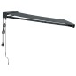 vidaXL Markise Einziehbar Anthrazit 3,5x2,5 m Stoff und Aluminium vidaXL Markise Einziehbar Anthrazit 3,5x2,5 m Stoff und Aluminium