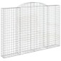 vidaXL Gabionen mit Hochbogen 6 Stk. 300x30x200/220cm Verzinktes Eisen vidaXL Gabionen mit Hochbogen 6 Stk. 300x30x200/220cm Verzinktes Eisen