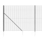 vidaXL Maschendrahtzaun mit Bodenhülsen Anthrazit 2,2x10 m vidaXL Maschendrahtzaun mit Bodenhülsen Anthrazit 2,2x10 m