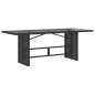 vidaXL 7-tlg. Garten-Essgruppe mit Kissen Schwarz Poly Rattan vidaXL 7-tlg. Garten-Essgruppe mit Kissen Schwarz Poly Rattan