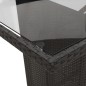 vidaXL 7-tlg. Garten-Essgruppe mit Kissen Schwarz Poly Rattan vidaXL 7-tlg. Garten-Essgruppe mit Kissen Schwarz Poly Rattan
