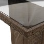 vidaXL 7-tlg. Garten-Essgruppe mit Kissen Braun Poly Rattan vidaXL 7-tlg. Garten-Essgruppe mit Kissen Braun Poly Rattan