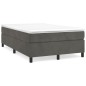 vidaXL Boxspringbett mit Matratze Dunkelgrün 120x190 cm Samt vidaXL Boxspringbett mit Matratze Dunkelgrün 120x190 cm Samt
