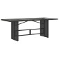 vidaXL 7-tlg. Garten-Essgruppe mit Kissen Schwarz Poly Rattan vidaXL 7-tlg. Garten-Essgruppe mit Kissen Schwarz Poly Rattan