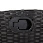 vidaXL 7-tlg. Garten-Essgruppe mit Kissen Schwarz Poly Rattan vidaXL 7-tlg. Garten-Essgruppe mit Kissen Schwarz Poly Rattan