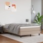 vidaXL Boxspringbett Matratze Cappuccino-Braun 120x190 cm Kunstleder vidaXL Boxspringbett Matratze Cappuccino-Braun 120x190 cm Kunstleder
