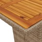 vidaXL 9-tlg. Garten-Essgruppe mit Kissen Beige Poly Rattan vidaXL 9-tlg. Garten-Essgruppe mit Kissen Beige Poly Rattan