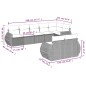vidaXL 8-tlg. Garten-Sofagarnitur mit Kissen Schwarz Poly Rattan vidaXL 8-tlg. Garten-Sofagarnitur mit Kissen Schwarz Poly Rattan