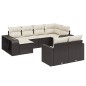 vidaXL 10-tlg. Garten-Sofagarnitur mit Kissen Schwarz Poly Rattan vidaXL 10-tlg. Garten-Sofagarnitur mit Kissen Schwarz Poly Rattan