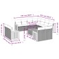 vidaXL 12-tlg. Garten-Sofagarnitur mit Kissen Schwarz Poly Rattan vidaXL 12-tlg. Garten-Sofagarnitur mit Kissen Schwarz Poly Rattan