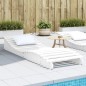 vidaXL Sonnenliege Weiß 205x70x31,5 cm Massivholz Kiefer vidaXL Sonnenliege Weiß 205x70x31,5 cm Massivholz Kiefer