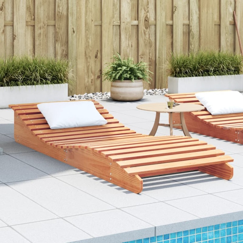 vidaXL Sonnenliege Wachsbraun 205x80x31,5 cm Massivholz Kiefer vidaXL Sonnenliege Wachsbraun 205x80x31,5 cm Massivholz Kiefer