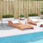 vidaXL Sonnenliege Wachsbraun 205x80x31,5 cm Massivholz Kiefer vidaXL Sonnenliege Wachsbraun 205x80x31,5 cm Massivholz Kiefer