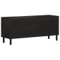 vidaXL TV-Schrank Schwarz 105x33x46 cm Massivholz Mango vidaXL TV-Schrank Schwarz 105x33x46 cm Massivholz Mango