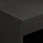 vidaXL Beistellschrank Schwarz 60x33x75 cm Massivholz Mango vidaXL Beistellschrank Schwarz 60x33x75 cm Massivholz Mango
