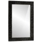 vidaXL Badspiegel Schwarz 50x70x2,5 cm Massivholz Mango und Glas vidaXL Badspiegel Schwarz 50x70x2,5 cm Massivholz Mango und Glas