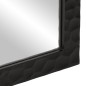 vidaXL Badspiegel Schwarz 50x70x2,5 cm Massivholz Mango und Glas vidaXL Badspiegel Schwarz 50x70x2,5 cm Massivholz Mango und Glas