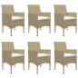 7-tlg. Garten-Essgruppe Beige 7-tlg. Garten-Essgruppe Beige